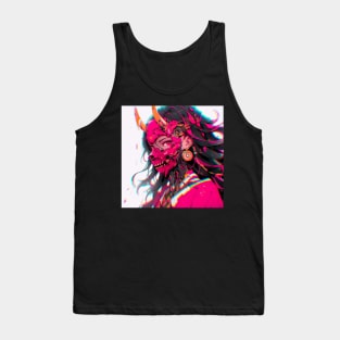 Pink Demon Girl Tank Top